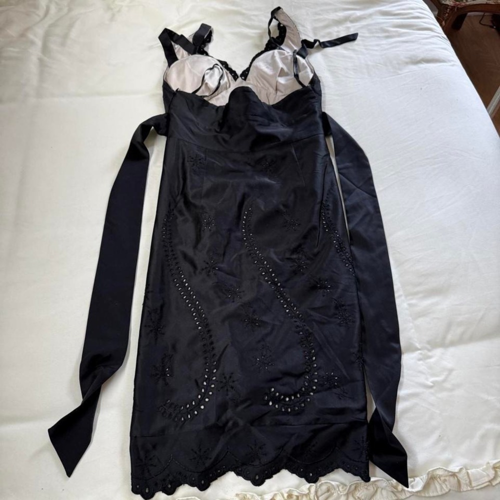 Black Halter Dress  Y2K White House Black Market size 4 - Picture 7 of 7